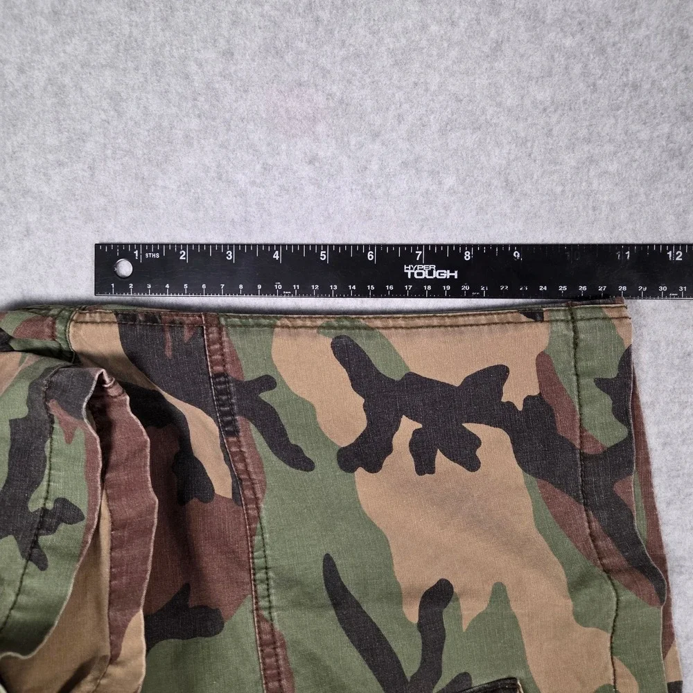 Polo Ralph Lauren Mens 40T 40 Tall Y2K Camo Cargo Shorts Camouflage Woodland